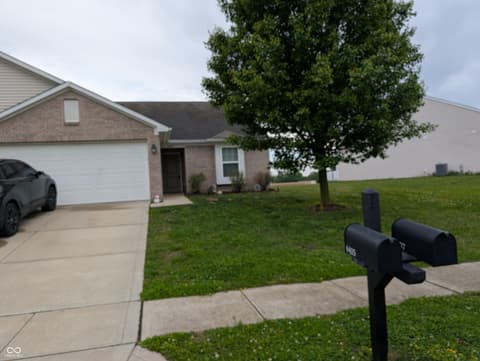 Front exterior at 6407 Emerald Springs Drive, Indianapolis, IN