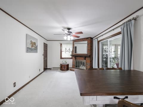 Living room at 4451 Wilshire Drive, Brownsburg, IN
