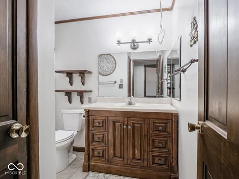 Bathroom at 4451 Wilshire Drive, Brownsburg, IN