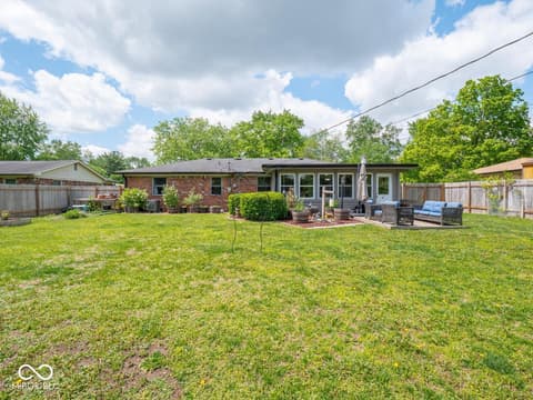 Backyard at 4451 Wilshire Drive, Brownsburg, IN