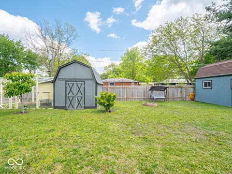 Yard at 4451 Wilshire Drive, Brownsburg, IN