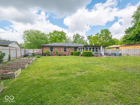 Backyard at 4451 Wilshire Drive, Brownsburg, IN