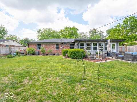 Backyard at 4451 Wilshire Drive, Brownsburg, IN
