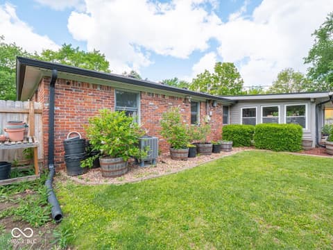 Backyard at 4451 Wilshire Drive, Brownsburg, IN