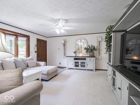 Living room at 4451 Wilshire Drive, Brownsburg, IN