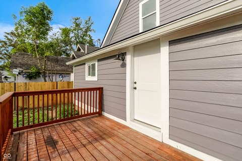 Outdoor living area at 1721 N Oxford Street, Indianapolis, IN