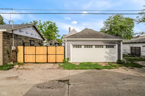 Garage at 1721 N Oxford Street, Indianapolis, IN