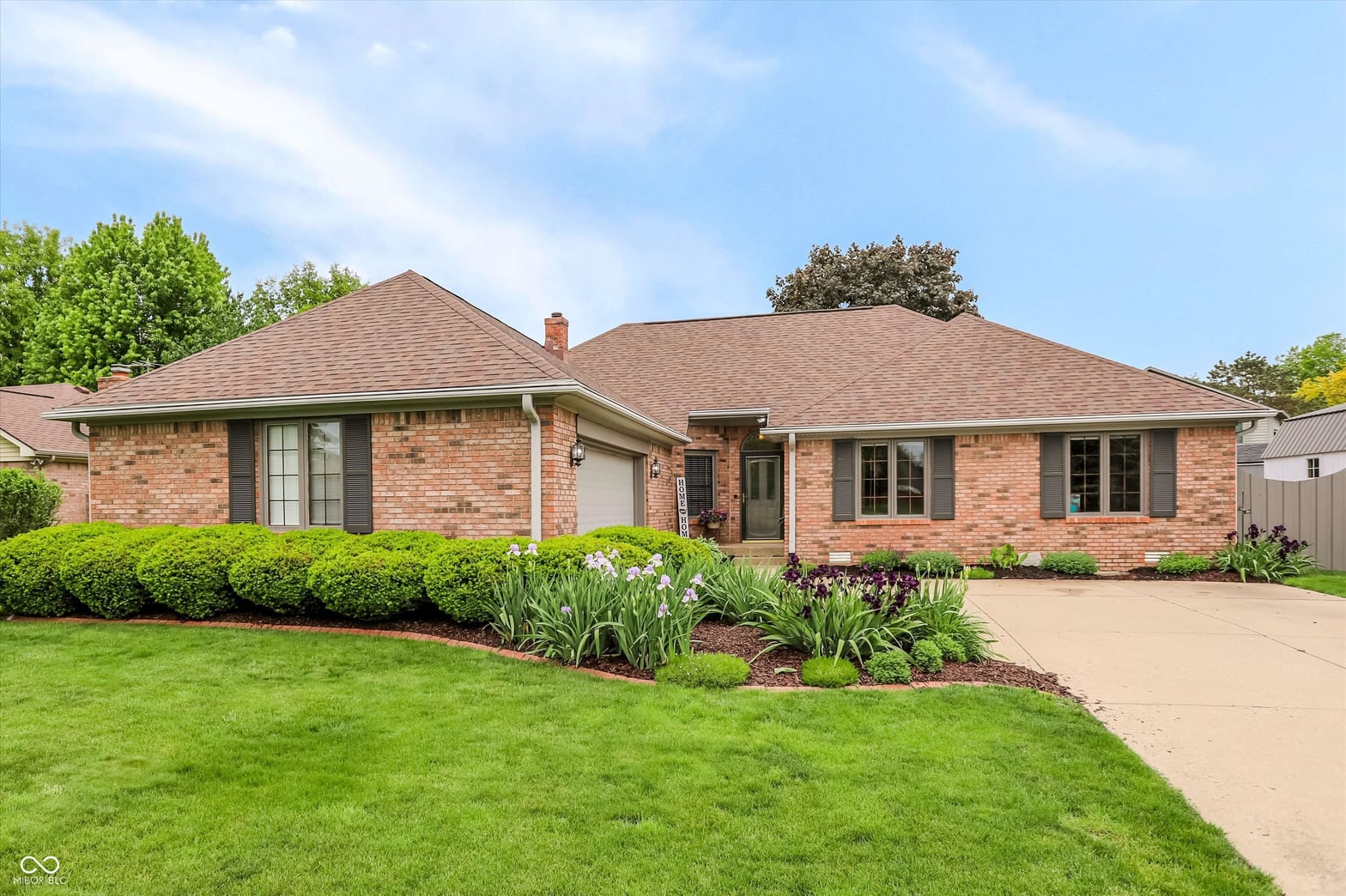 Front exterior at 465 Lacy Drive, Greenwood, IN