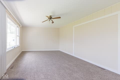 Living room at 2117 N Maplewood Avenue, Muncie, IN