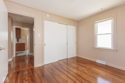 Bedroom at 2117 N Maplewood Avenue, Muncie, IN