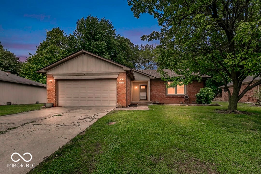 Front exterior at 3526 Wild Ivy Drive, Indianapolis, IN