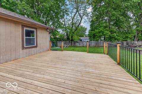 Outdoor living area at 3526 Wild Ivy Drive, Indianapolis, IN