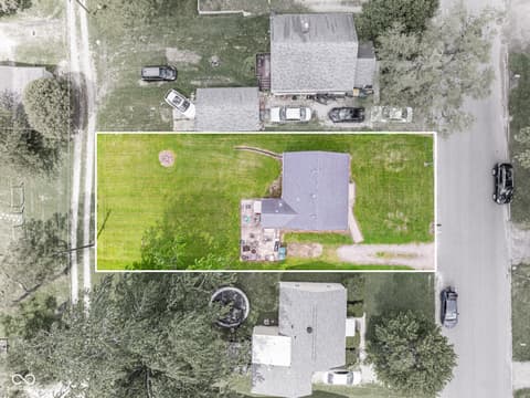 Aerial view at 1625 N New York Avenue, Muncie, IN