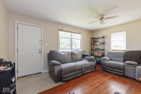 Living room at 1625 N New York Avenue, Muncie, IN