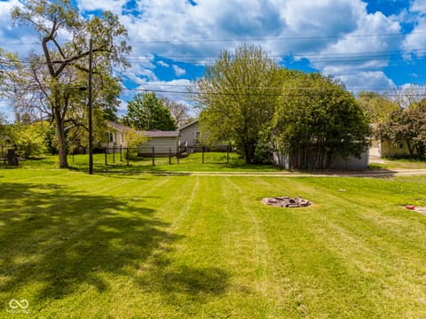 Yard at 1625 N New York Avenue, Muncie, IN