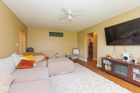 Living room at 1108 W Weber Drive, Muncie, IN