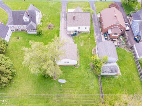 Aerial view at 1108 W Weber Drive, Muncie, IN