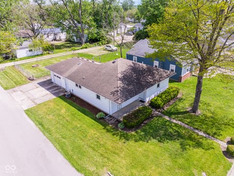 Aerial view at 1716 N Ball Avenue, Muncie, IN