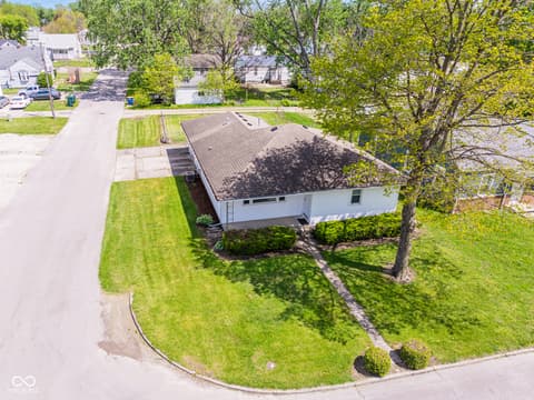 Aerial view at 1716 N Ball Avenue, Muncie, IN