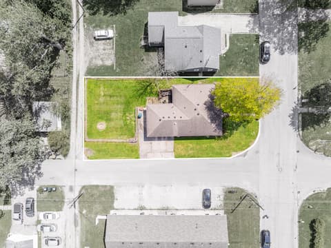 Aerial view at 1716 N Ball Avenue, Muncie, IN