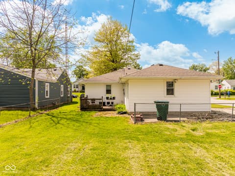Backyard at 1716 N Ball Avenue, Muncie, IN