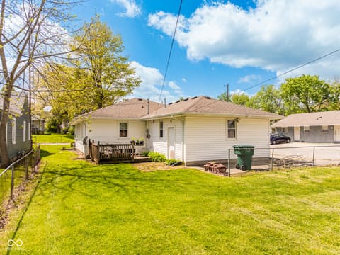 Backyard at 1716 N Ball Avenue, Muncie, IN