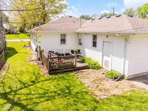 Backyard at 1716 N Ball Avenue, Muncie, IN
