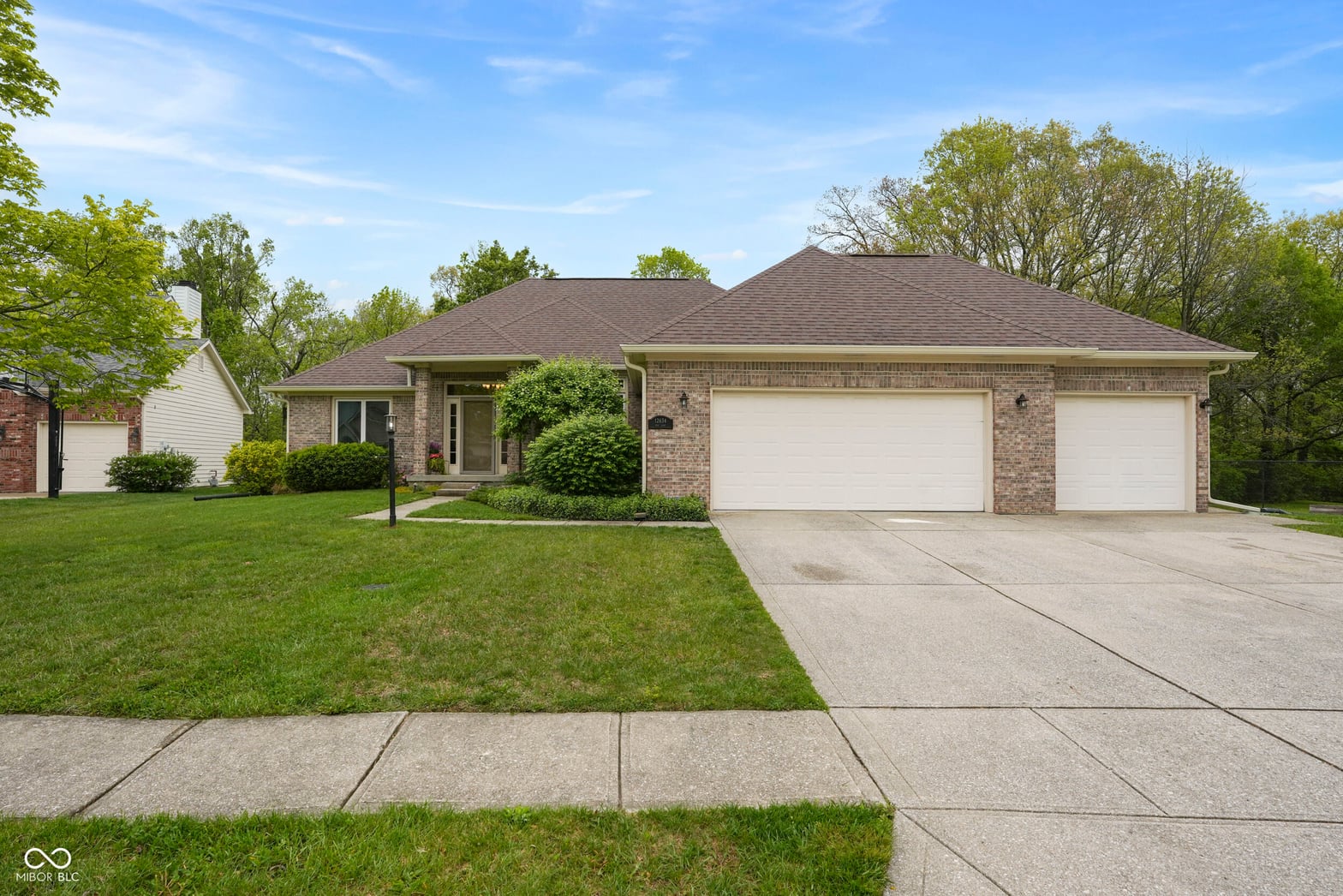 Front exterior at 12634 Doe Lane, Indianapolis, IN