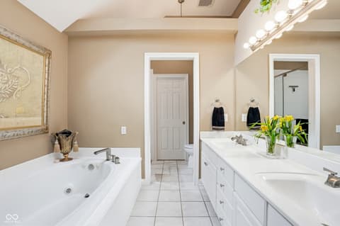 Bathroom at 12634 Doe Lane, Indianapolis, IN