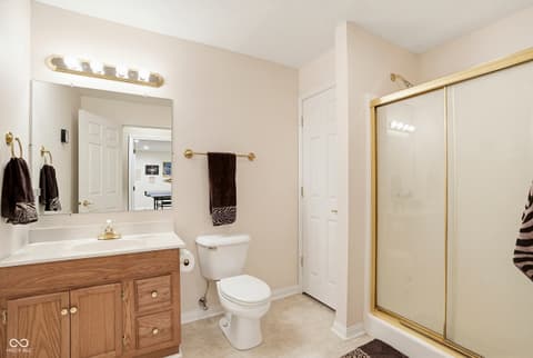 Bathroom at 12634 Doe Lane, Indianapolis, IN