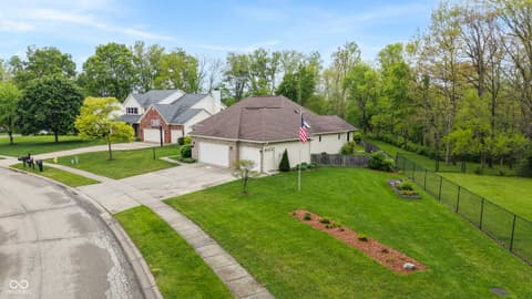 Front exterior at 12634 Doe Lane, Indianapolis, IN