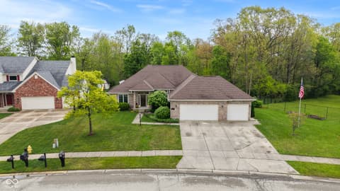 Front exterior at 12634 Doe Lane, Indianapolis, IN