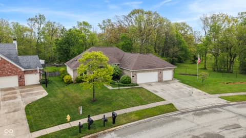 Front exterior at 12634 Doe Lane, Indianapolis, IN