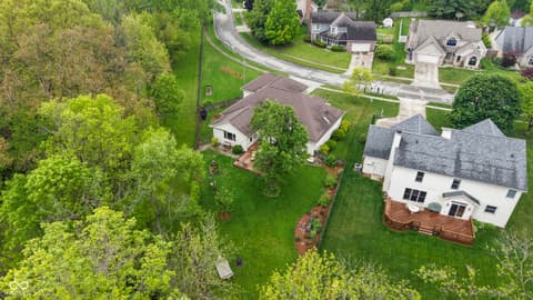 Aerial view at 12634 Doe Lane, Indianapolis, IN