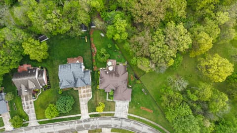 Aerial view at 12634 Doe Lane, Indianapolis, IN
