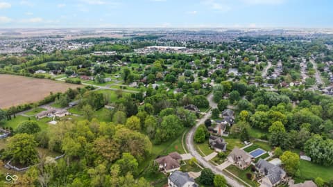 Aerial view at 12634 Doe Lane, Indianapolis, IN