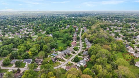 Aerial view at 12634 Doe Lane, Indianapolis, IN