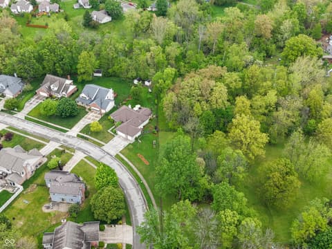 Aerial view at 12634 Doe Lane, Indianapolis, IN