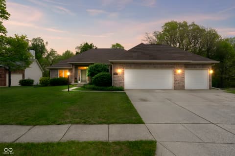 Front exterior at 12634 Doe Lane, Indianapolis, IN