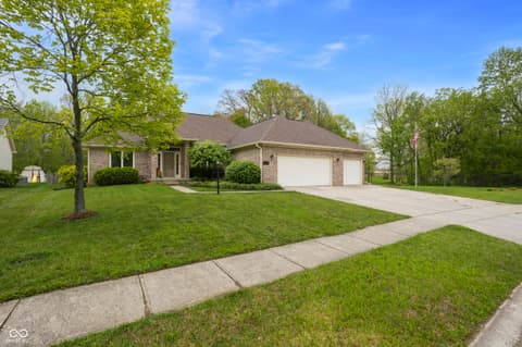 Front exterior at 12634 Doe Lane, Indianapolis, IN