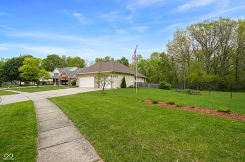 Side exterior at 12634 Doe Lane, Indianapolis, IN