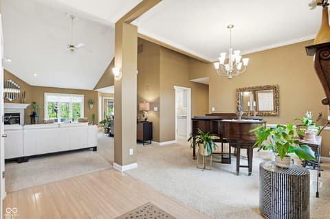 Living room at 12634 Doe Lane, Indianapolis, IN