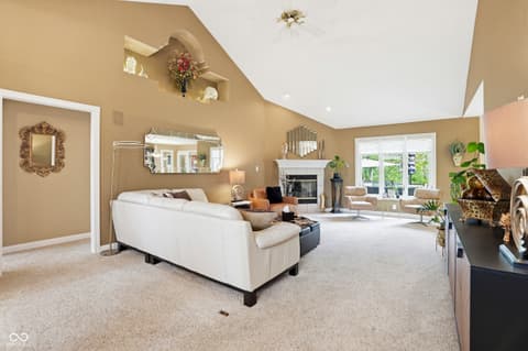 Living room at 12634 Doe Lane, Indianapolis, IN