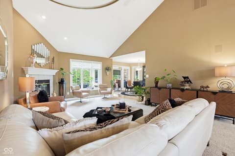 Living room at 12634 Doe Lane, Indianapolis, IN
