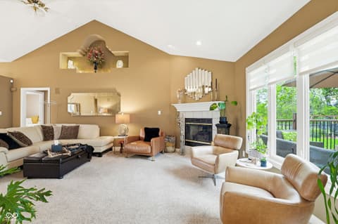 Living room at 12634 Doe Lane, Indianapolis, IN