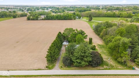 Aerial view at 160 W Union Road, Monrovia, IN