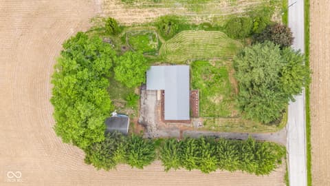 Aerial view at 160 W Union Road, Monrovia, IN