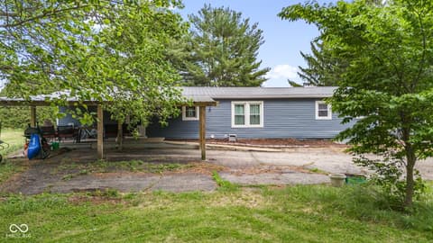 Backyard at 160 W Union Road, Monrovia, IN