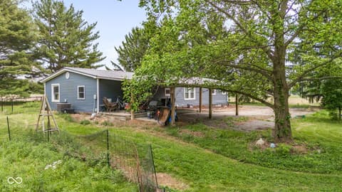 Backyard at 160 W Union Road, Monrovia, IN