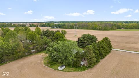 Aerial view at 160 W Union Road, Monrovia, IN